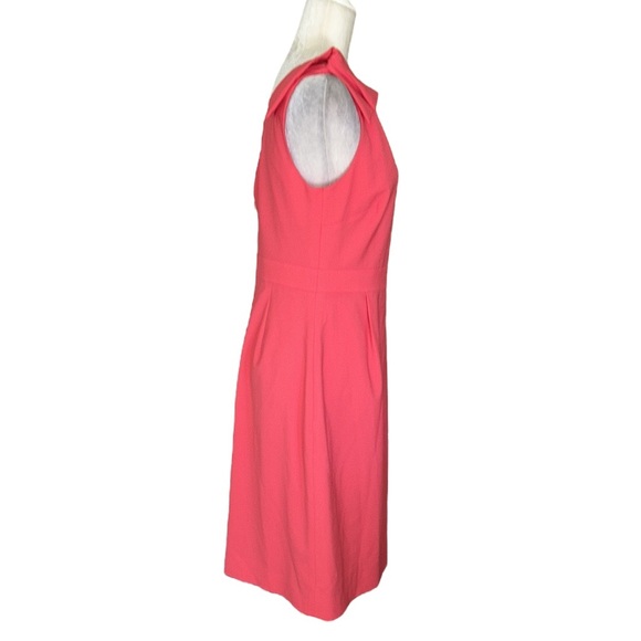 J. Crew Pink Origami Bow Detail Sleeveless Sheath Dress - 12 - Picture 8 of 15